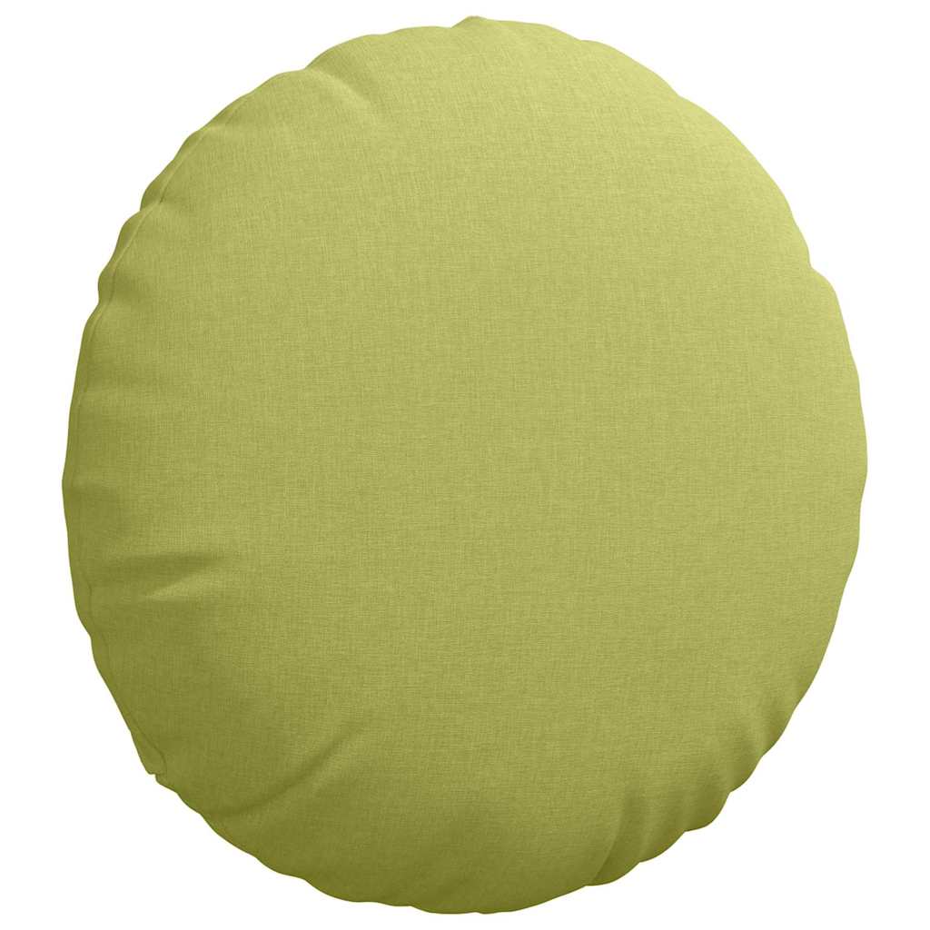 Sėdynių pagalvėlės 2 pcs Šviesiai žalia Ø50 x 19 cm audinys