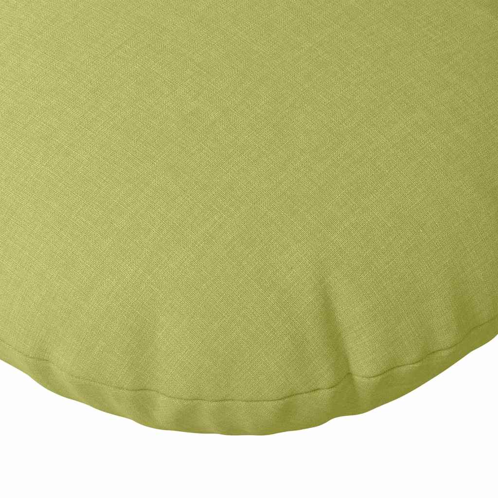 Sėdynių pagalvėlės 2 pcs Šviesiai žalia Ø60 x 21 cm audinys