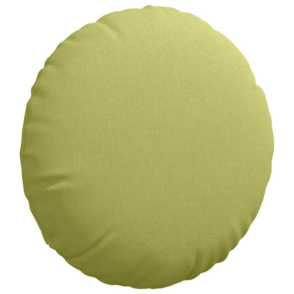 Sėdynių pagalvėlės 2 pcs Šviesiai žalia Ø60 x 21 cm audinys