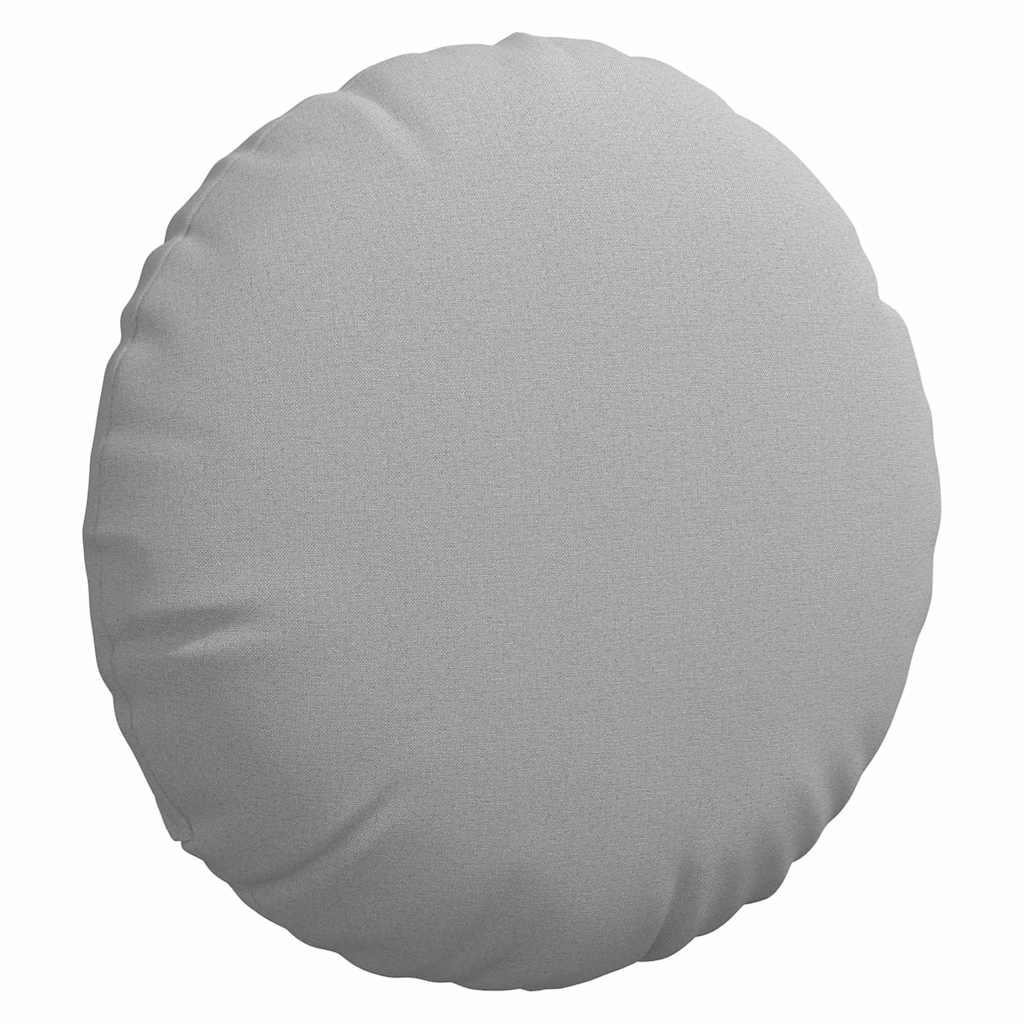 Sēdekļu spilveni 2 gab. Mākoņu pelēks Ø60 x 21 cm audums