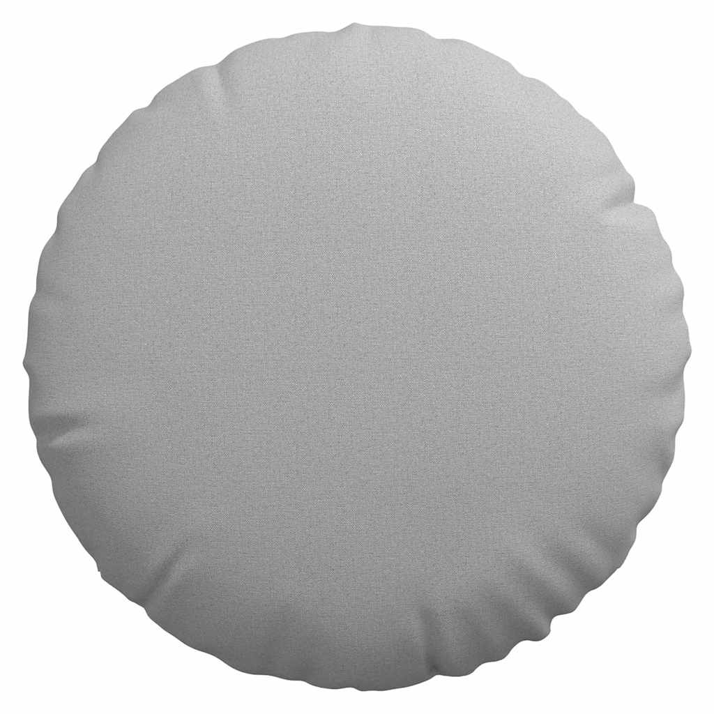 Sēdekļu spilveni 2 gab. Mākoņu pelēks Ø60 x 21 cm audums