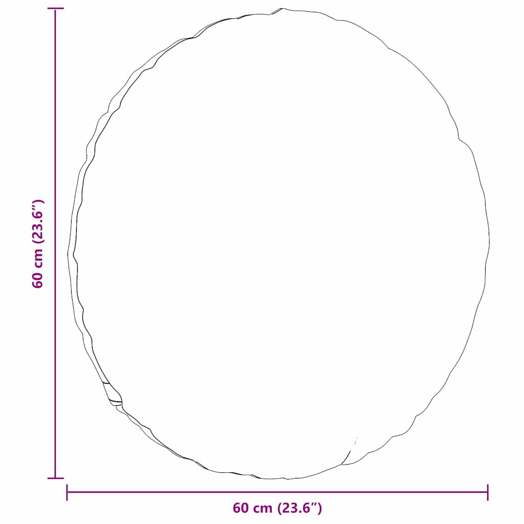 Sēdekļu spilveni 2 gab. Mākoņu pelēks Ø60 x 21 cm audums