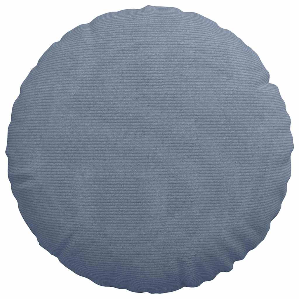 Sėdynių pagalvėlės 2 pcs Mėlyna Ø 60 cm Kordūrinis audinys