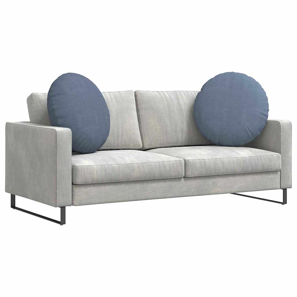 Sėdynių pagalvėlės 2 pcs Mėlyna Ø 60 cm Kordūrinis audinys