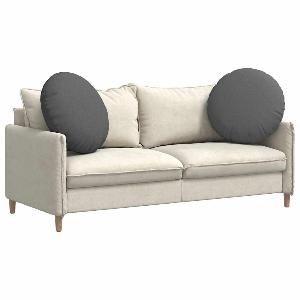 Sėdynių pagalvėlės 2 pcs Tamsiai pilka Ø80 x 29 cm audinys
