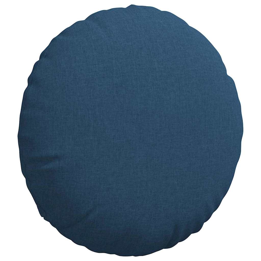 Sėdynių pagalvėlės 2 pcs Mėlyna Ø80 x 29 cm audinys