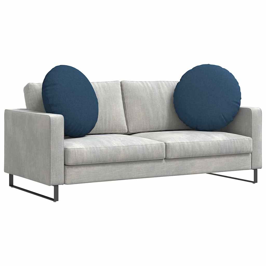 Sėdynių pagalvėlės 2 pcs Mėlyna Ø80 x 29 cm audinys