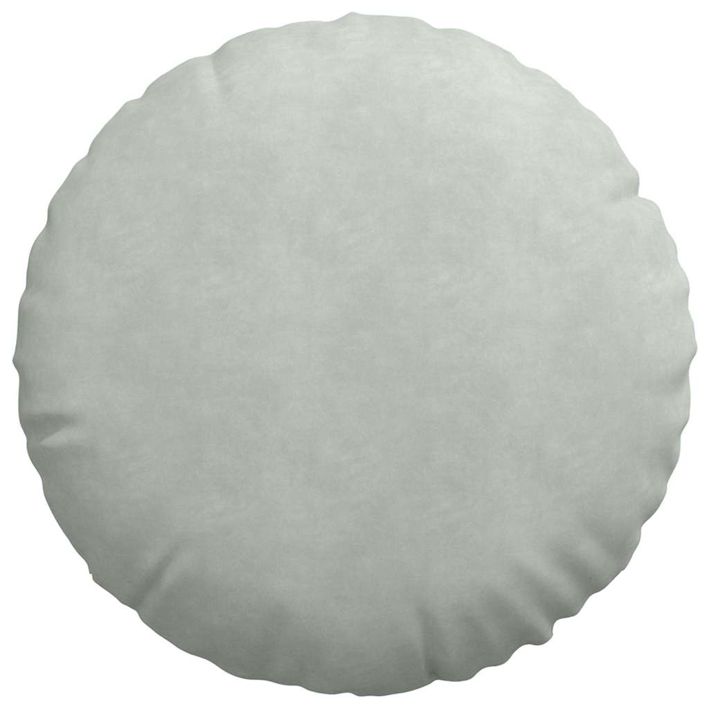 Sēdekļu spilveni 2 gab Gaiši pelēks Ø 40 x 13 cm Samts