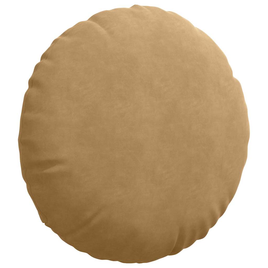 Sēdekļu spilveni 2 gab Brūni Ø80 x 29 cm Samts