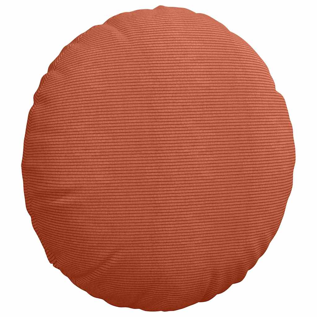 Sēdekļa spilveni 2 gab. Sarkani oranži Ø 80 cm