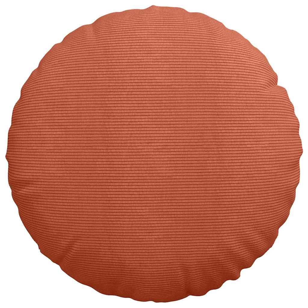 Sēdekļa spilveni 2 gab. Sarkani oranži Ø 80 cm
