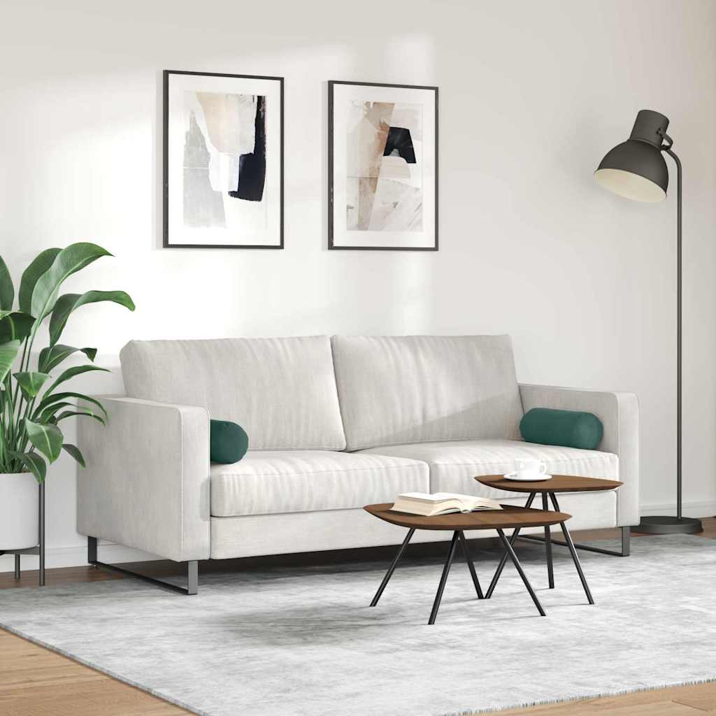 Pagalvės 2 pcs Tamsiai žalia Ø 15 x 40 cm Kordūrinis audinys