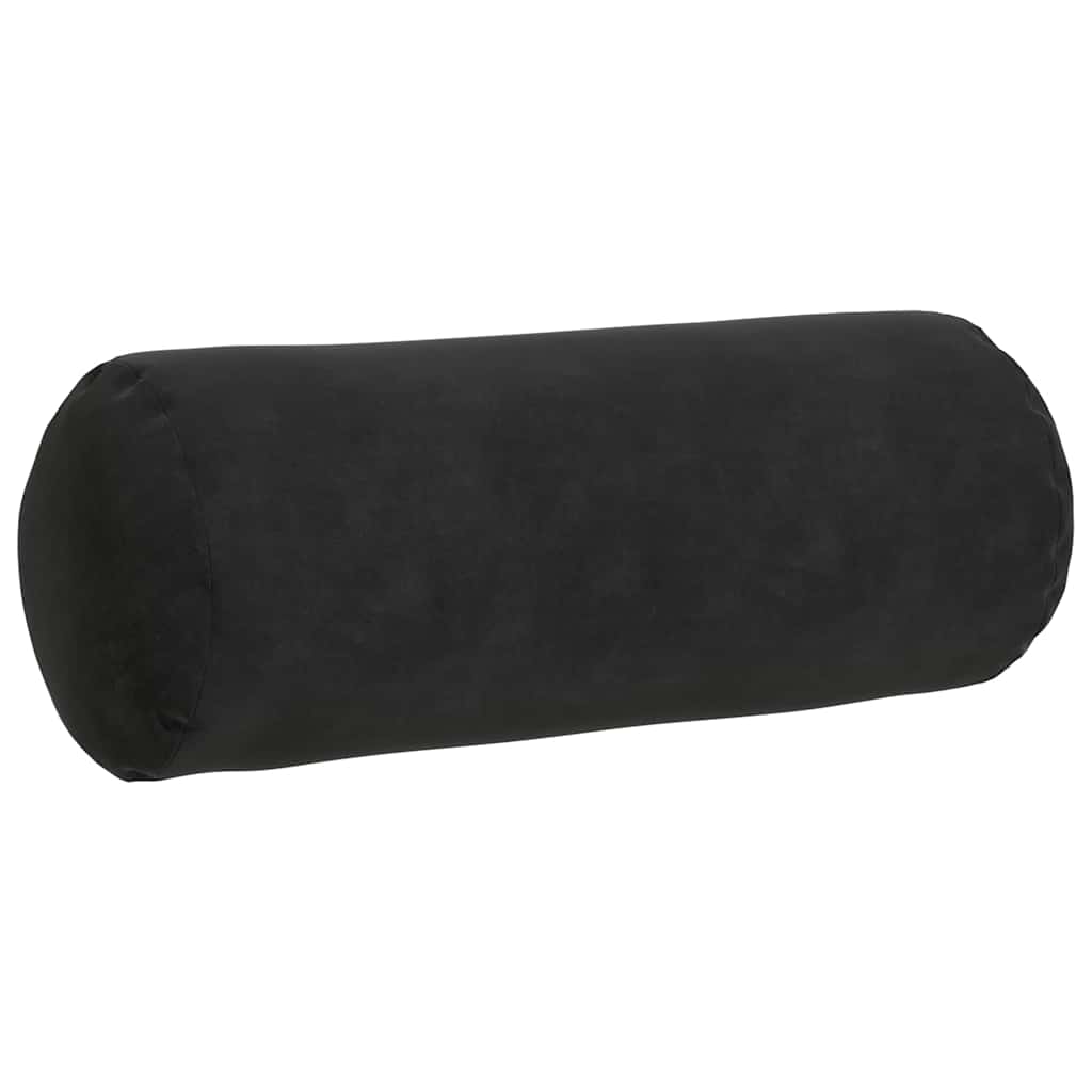 Pagalvės 2 pcs Juoda Ø 15 x 40 cm Kordūrinis audinys