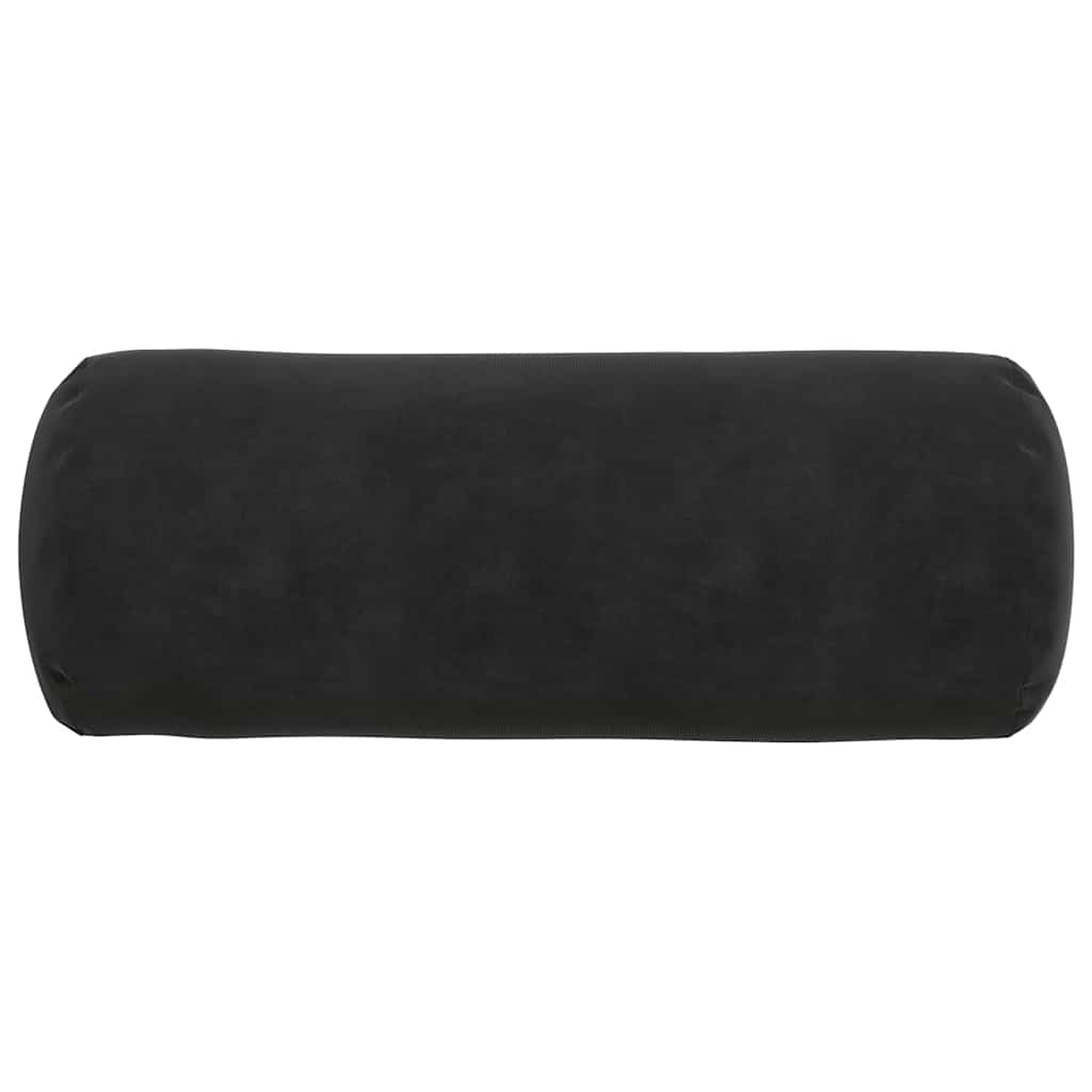 Pagalvės 2 pcs Juoda Ø 15 x 40 cm Kordūrinis audinys