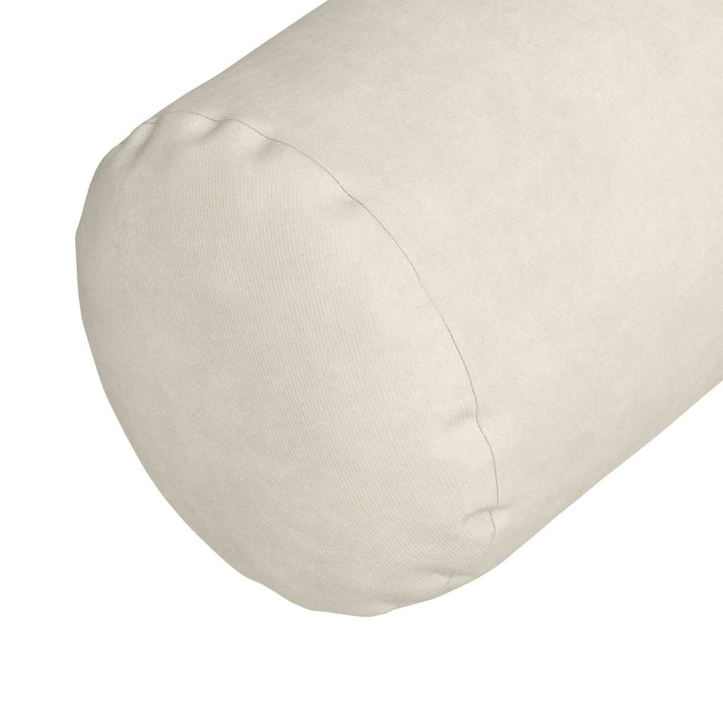 Pagalvės 2 pcs Kreminė Ø 15 x 40 cm Kordūrinis audinys