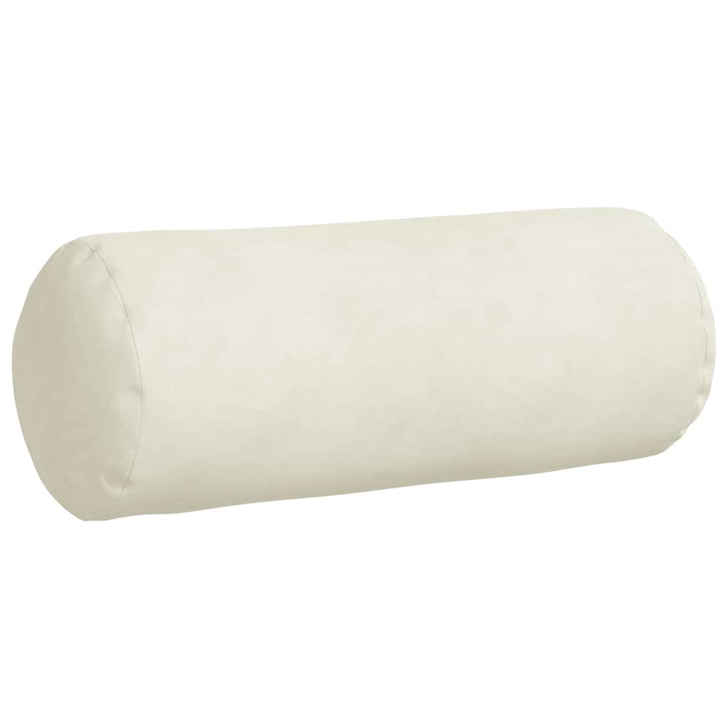 Pagalvės 2 pcs Kreminė Ø 15 x 40 cm Kordūrinis audinys