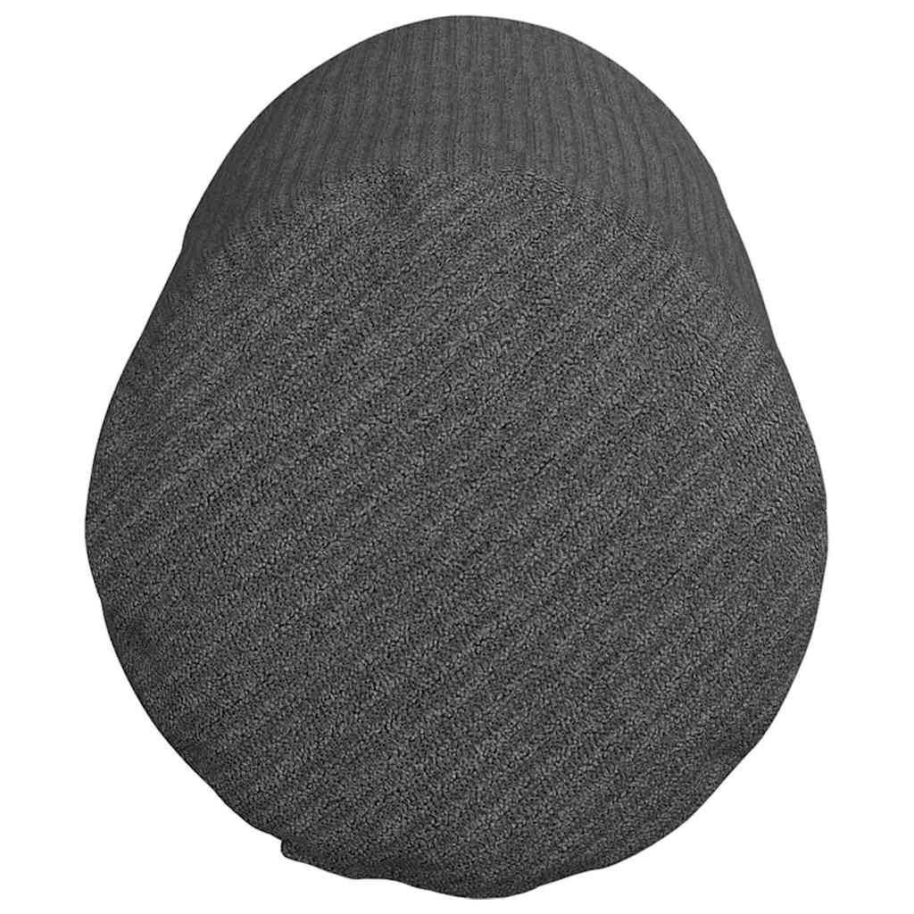 Pagalvės 2 pcs Tamsiai pilka Ø 15 x 40 cm Kordūrinis audinys