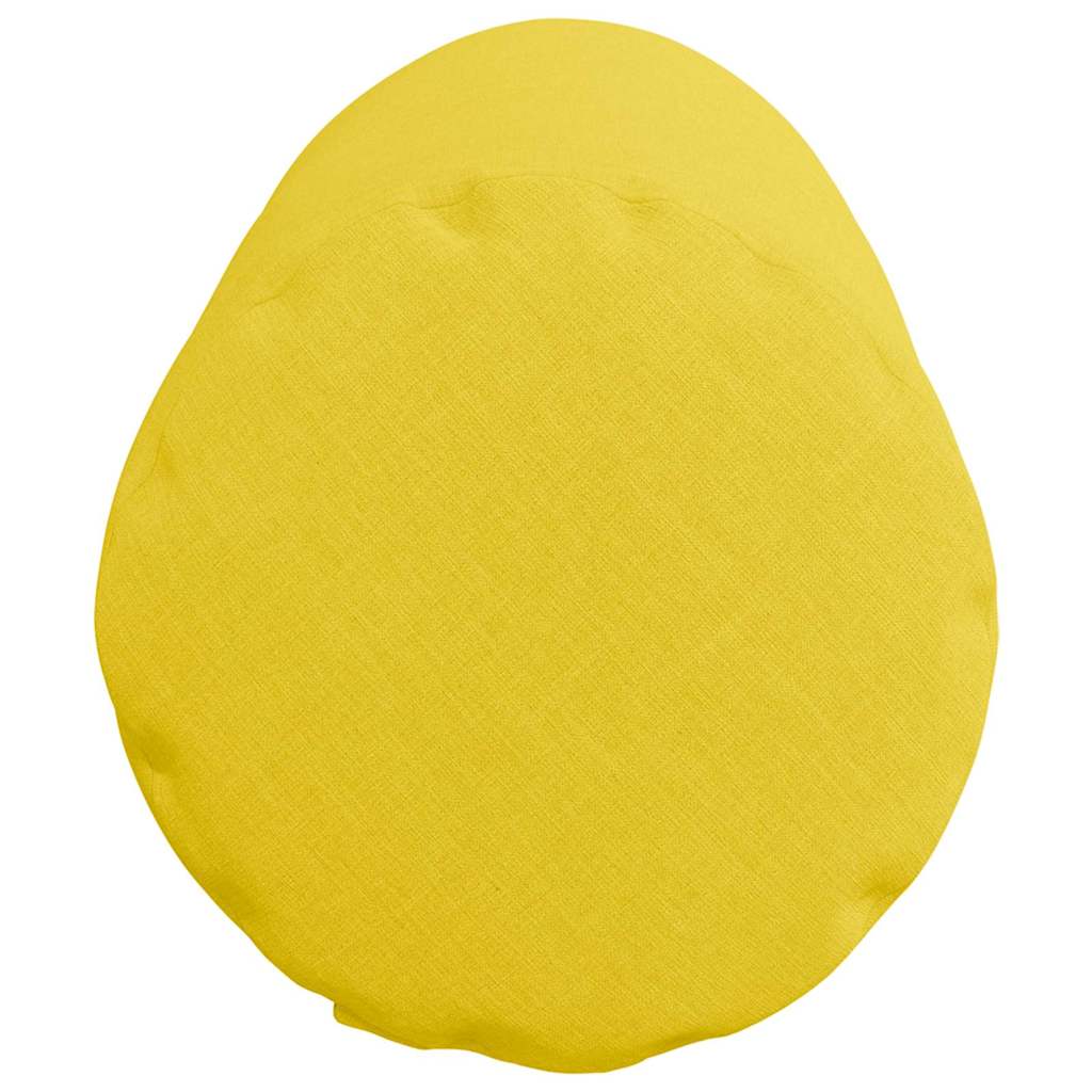Pagalvės 2 pcs Šviesi geltona Ø 25 x 70 cm audinys