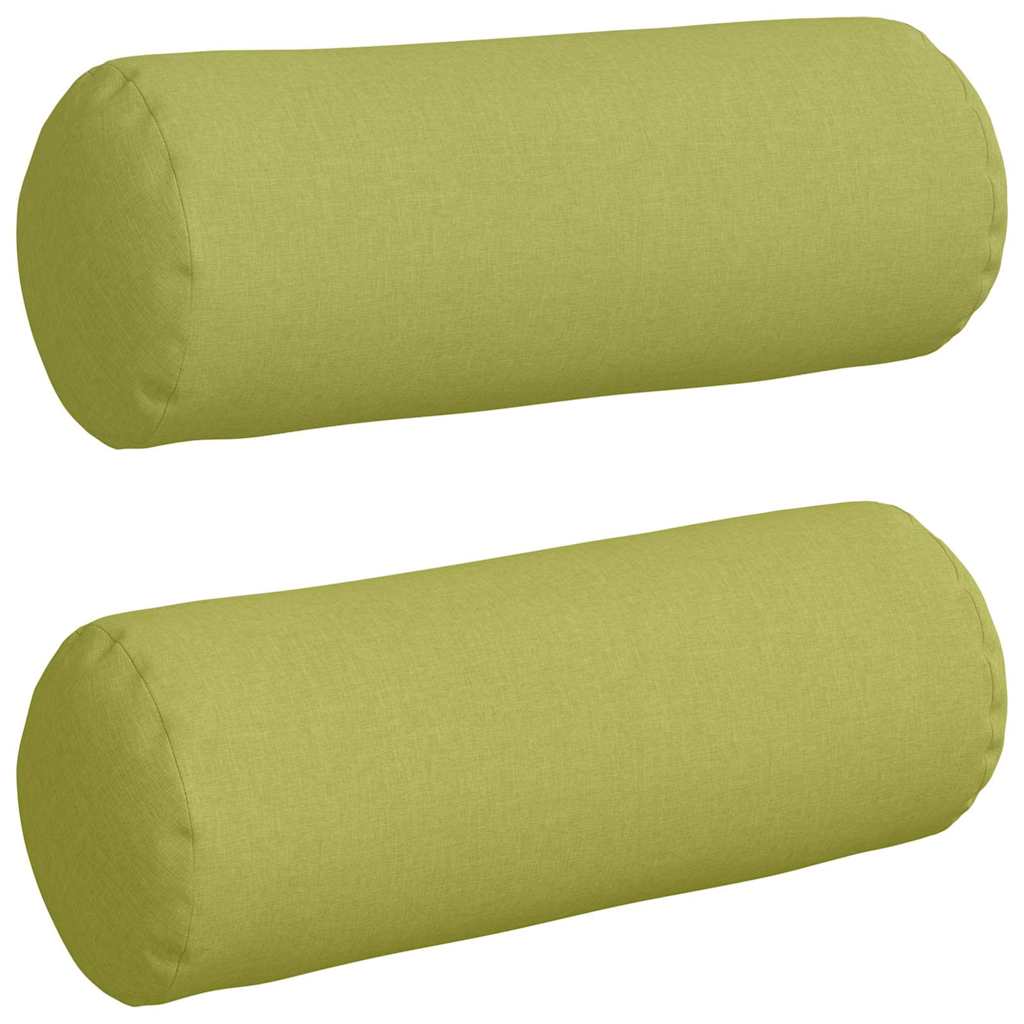 Pagalvės 2 pcs Šviesiai žalia Ø 25 x 70 cm audinys