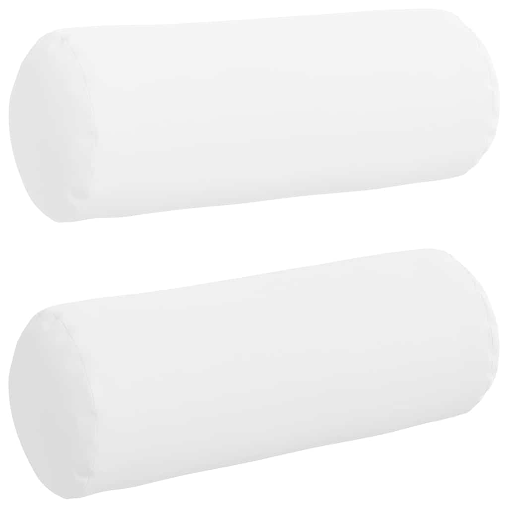 Pagalvės 2 pcs Balta Ø 25 x 70 cm audinys