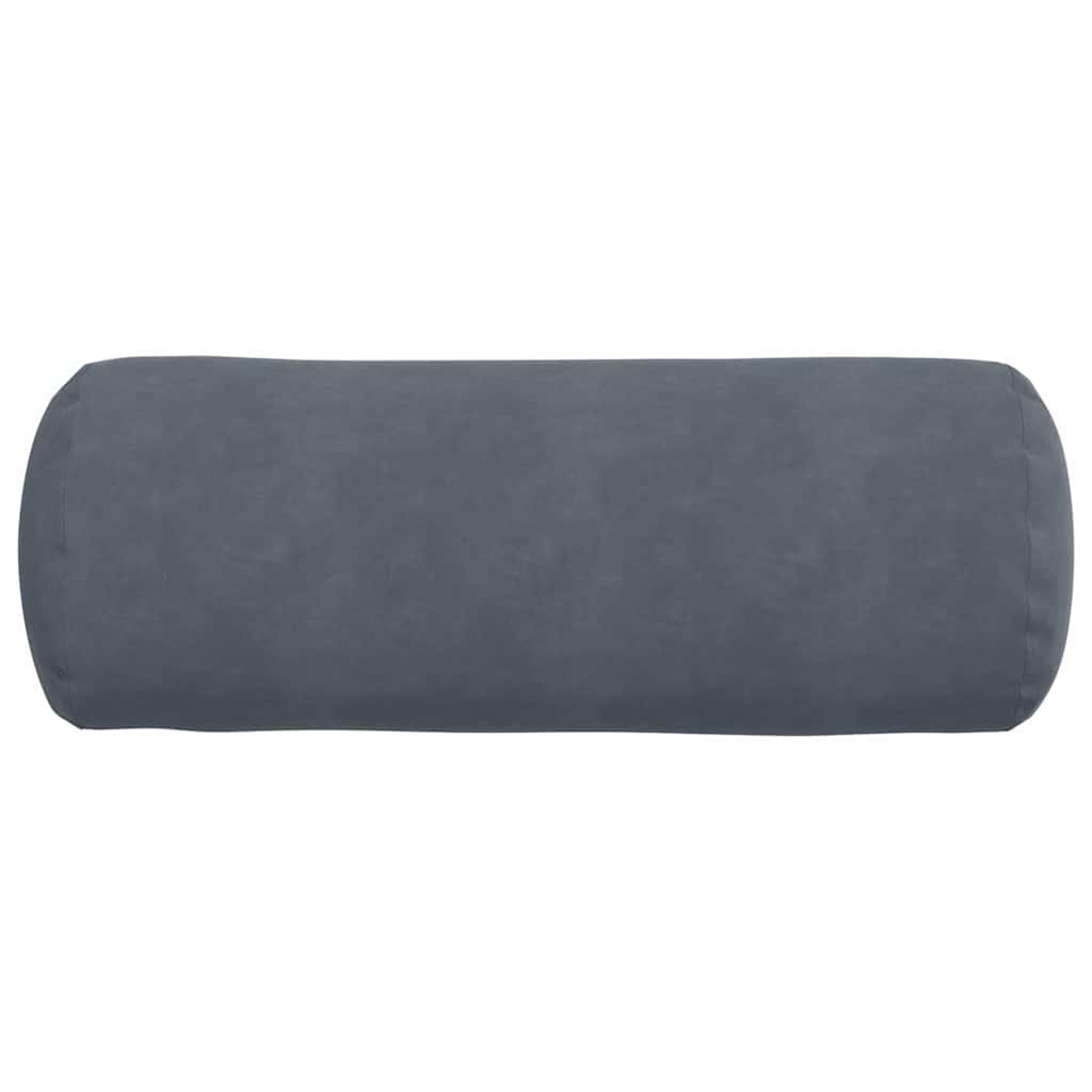 Pillows 2 pcs Dark grey Ø 25 x 70 cm Cordura fabric
