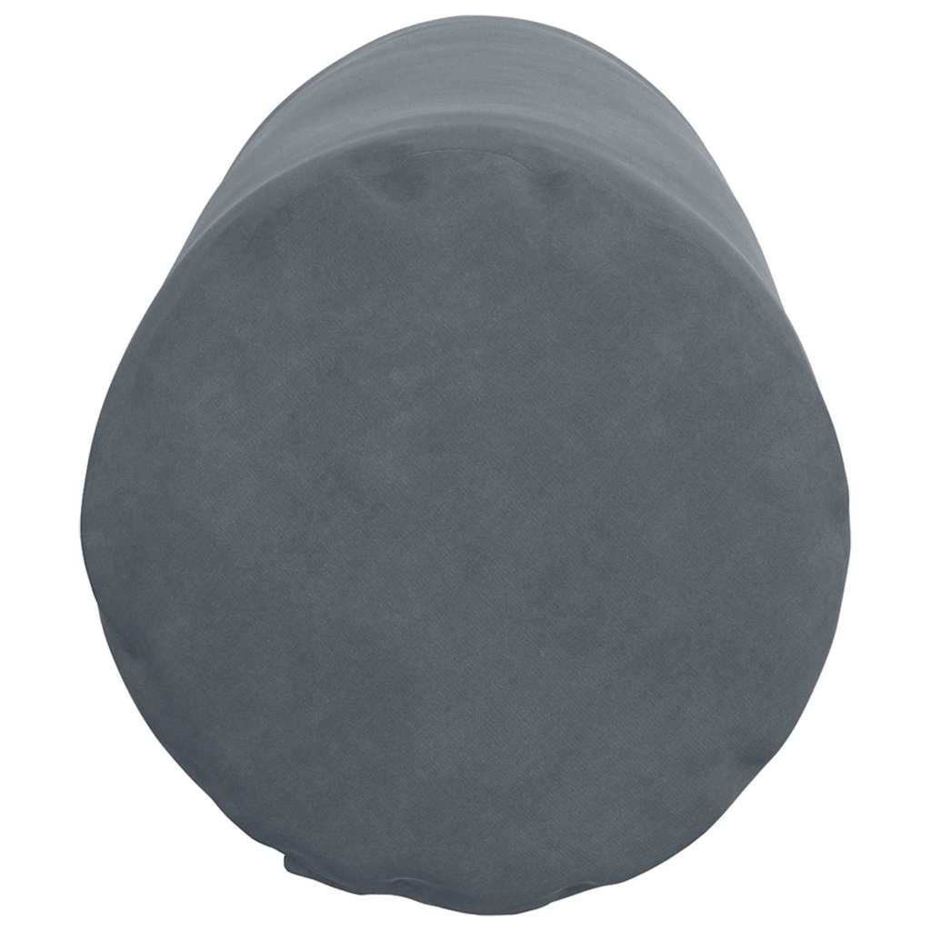 Pillows 2 pcs Dark grey Ø 25 x 70 cm Cordura fabric