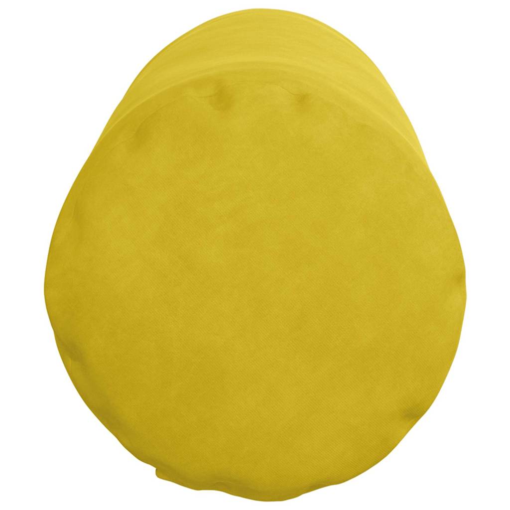 Pagalvės 2 pcs Geltona Ø 25 x 70 cm Kordūrinis audinys