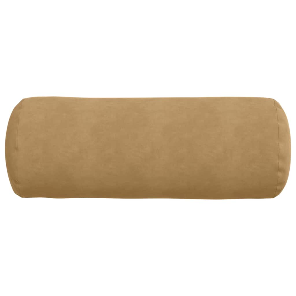 Pagalvės 2 pcs Ruda Ø 25 x 70 cm Kordūrinis audinys