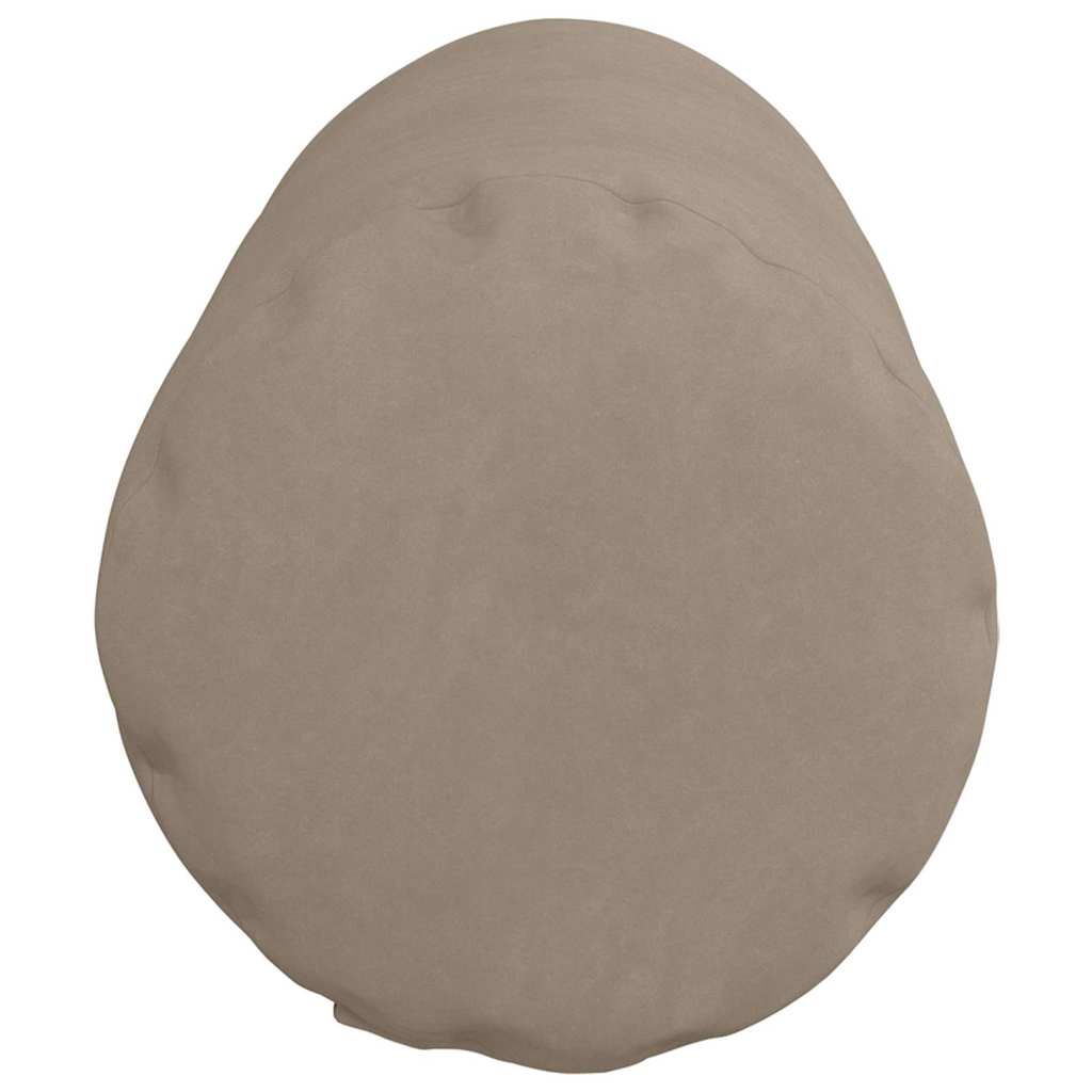 Pagalvės 2 pcs Taupe Ø 25 x 70 cm Mikropluošto audinys