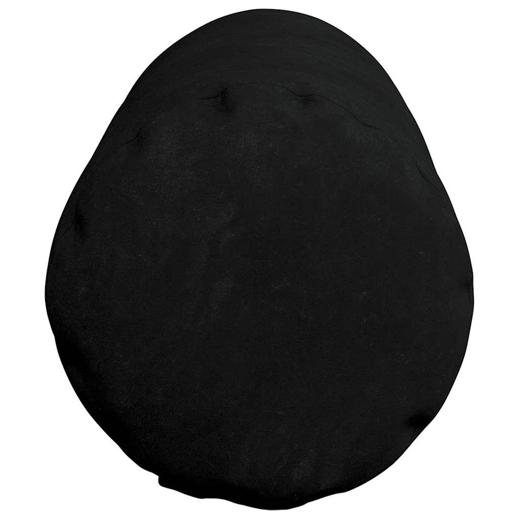 Pagalvės 2 pcs Juoda Ø 25 x 70 cm Mikropluošto audinys