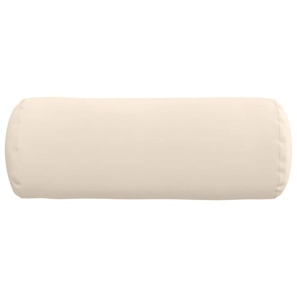 Pagalvės 2 pcs Smėlio Ø 25 x 70 cm Mikropluošto audinys