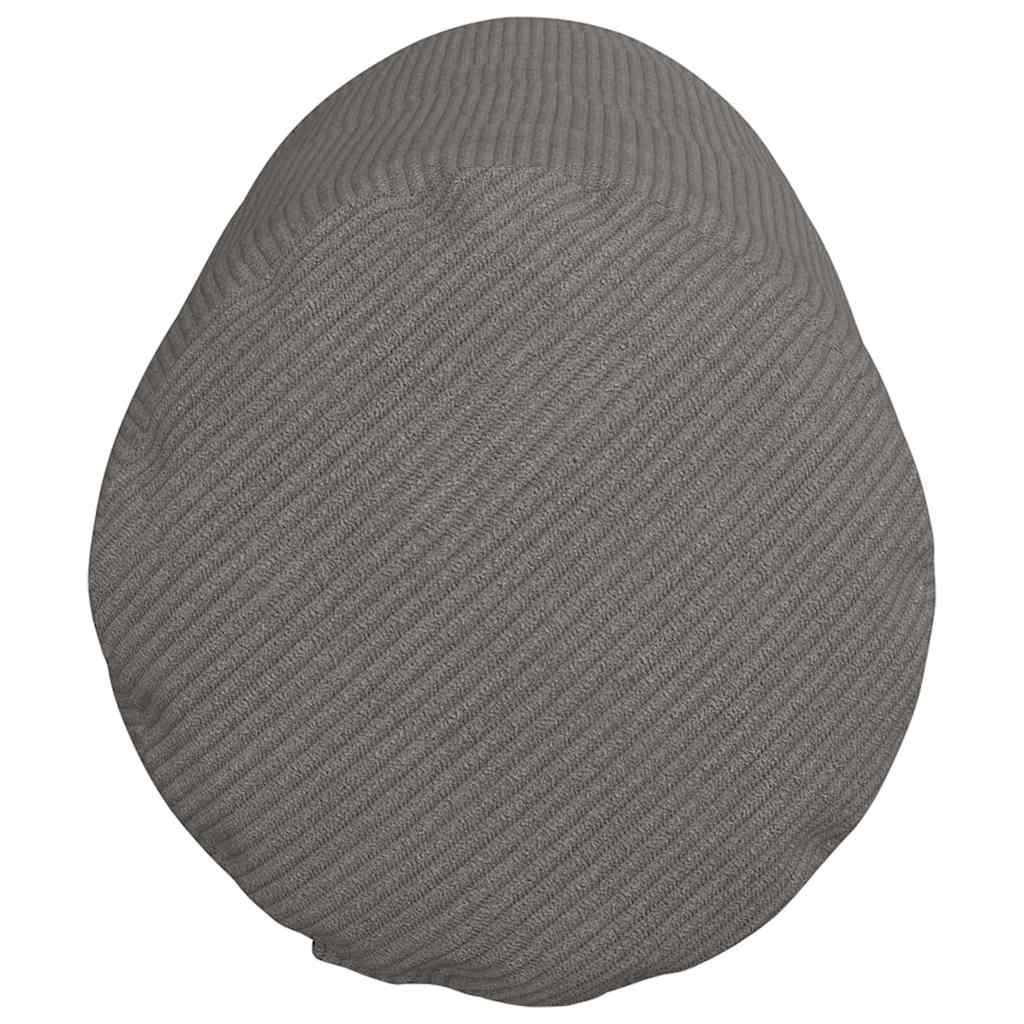 Pagalvės 2 pcs Šviesiai pilka Ø 25 x 70 cm Kordūrinis audinys