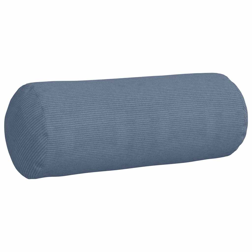 Pagalvės 2 pcs Mėlyna Ø 25 x 70 cm Kordūrinis audinys