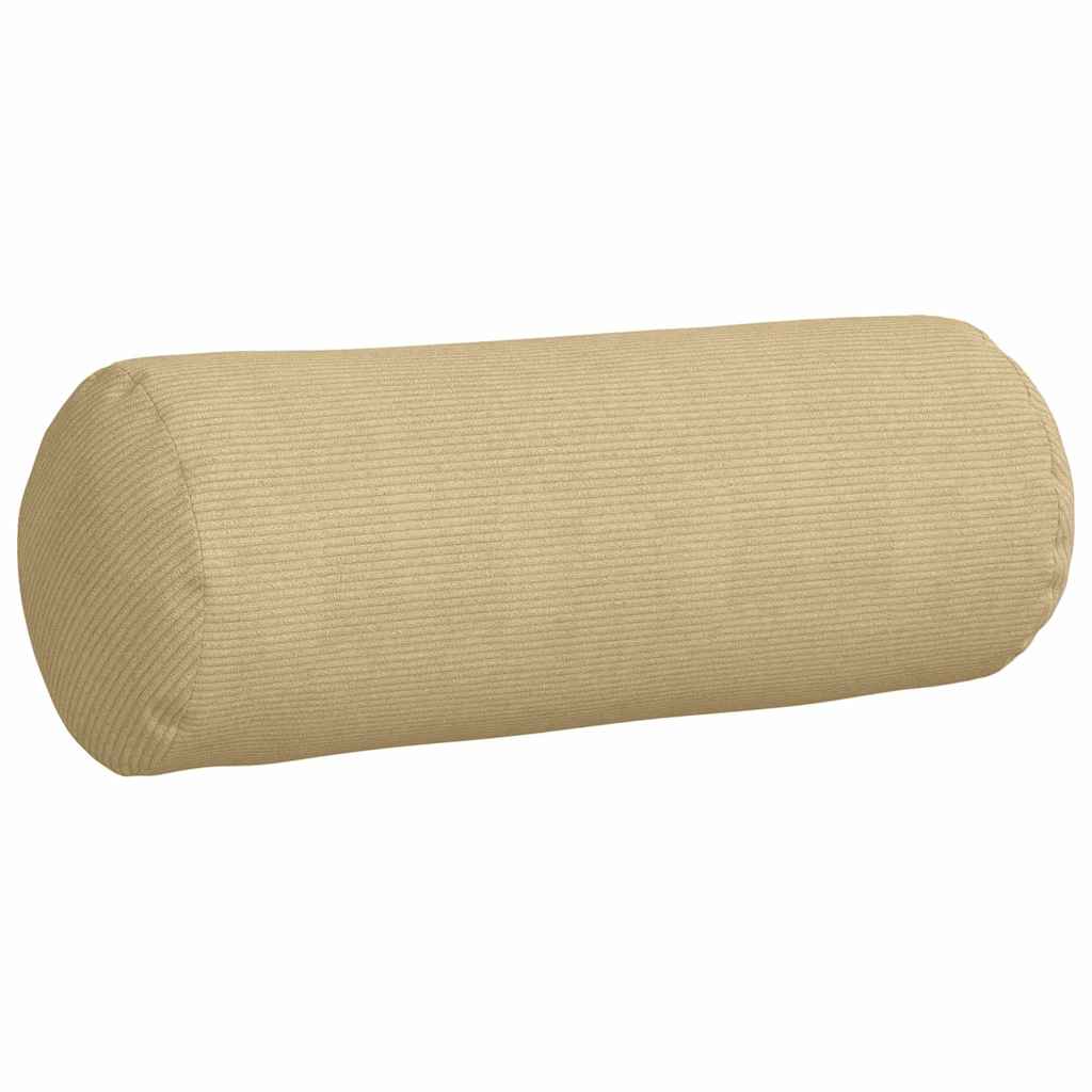 Pagalvės 2 pcs Pilkai žalia Ø 25 x 70 cm Kordūrinis audinys