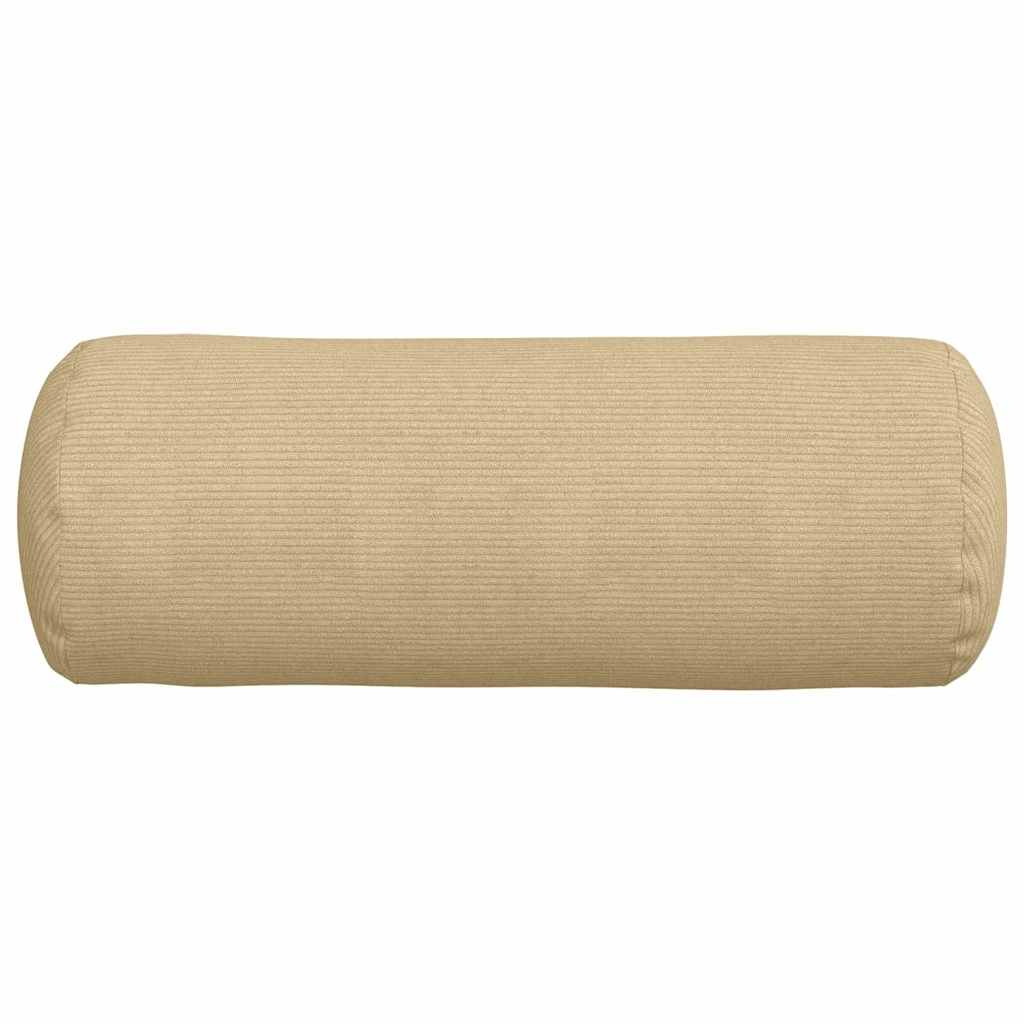 Pagalvės 2 pcs Pilkai žalia Ø 25 x 70 cm Kordūrinis audinys