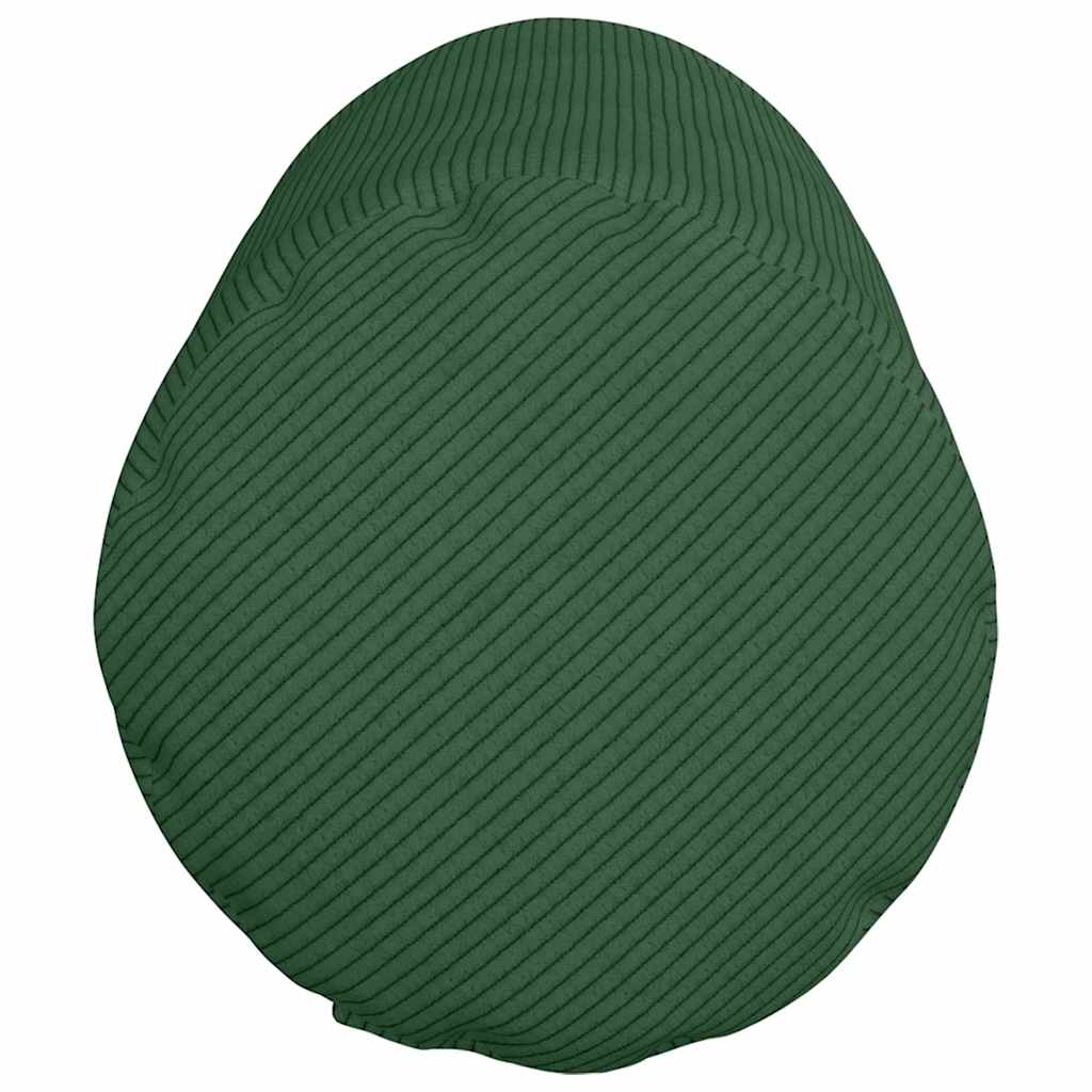 Pagalvės 2 pcs Tamsiai žalia Ø 25 x 70 cm Kordūrinis audinys