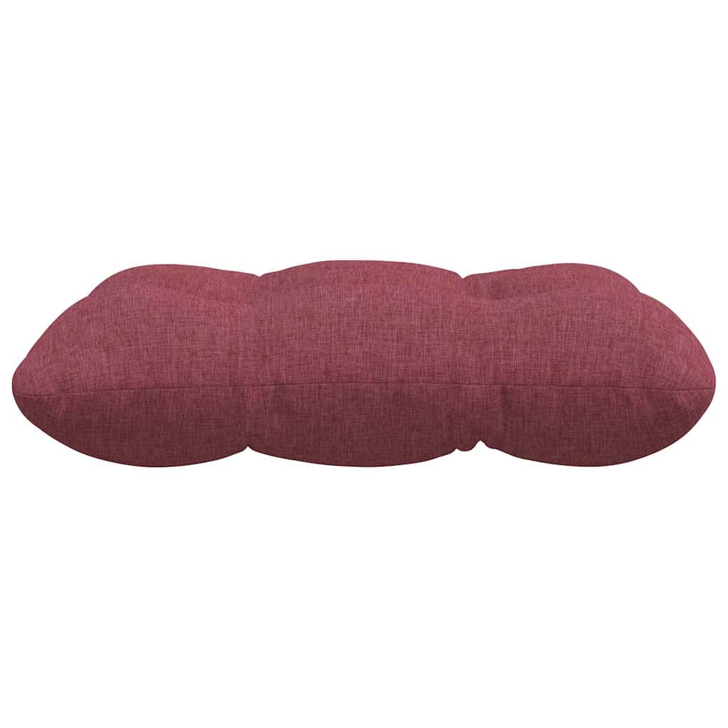 Sėdynių pagalvėlės 4 pcs Vyno raudona 40 x 40 x 12 cm audinys