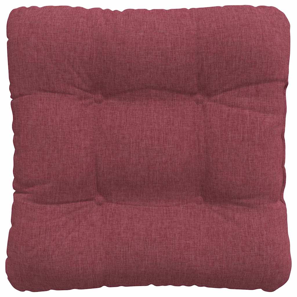 Sėdynių pagalvėlės 4 pcs Vyno raudona 40 x 40 x 12 cm audinys