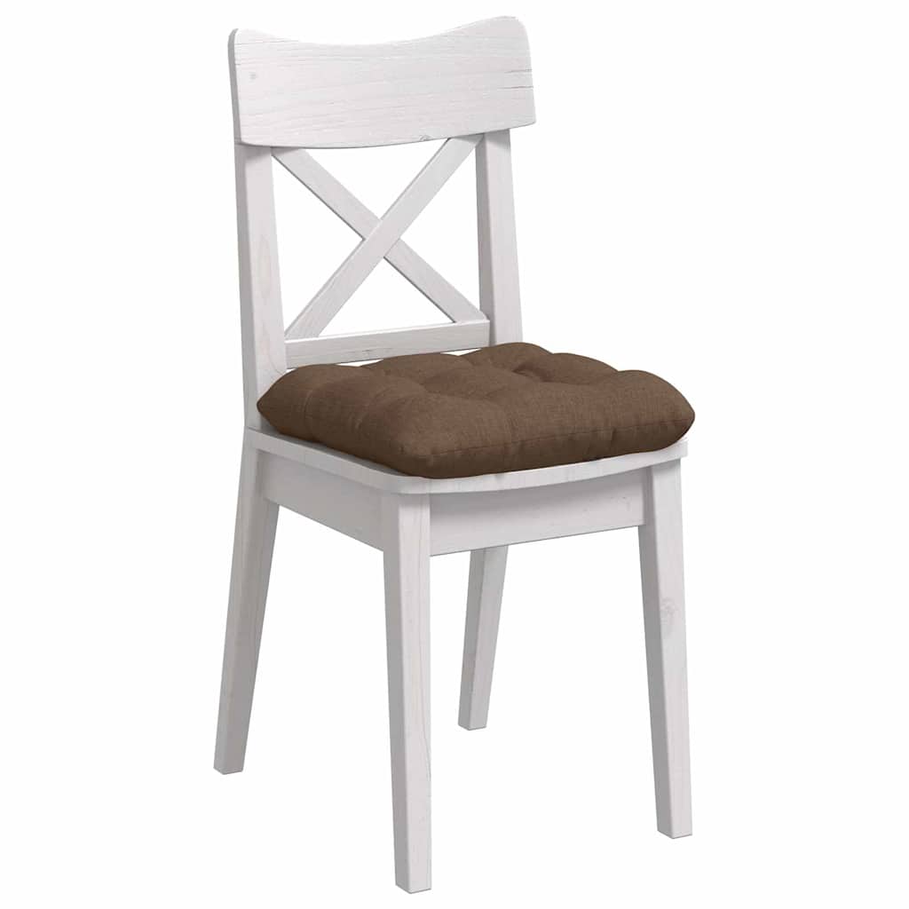 Sėdynių pagalvėlės 4 pcs Ruda 40 x 40 x 12 cm audinys