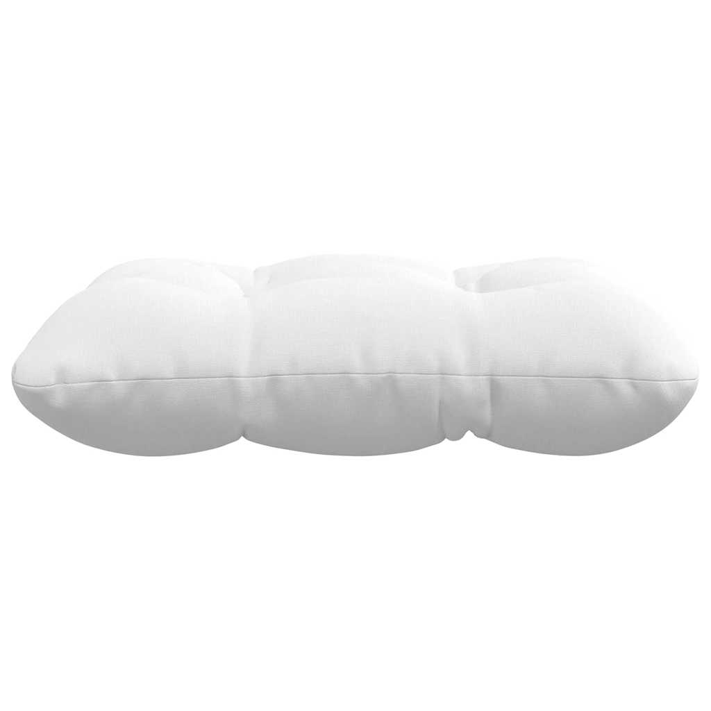 Sėdynių pagalvėlės 4 pcs Balta 40 x 40 x 12 cm audinys