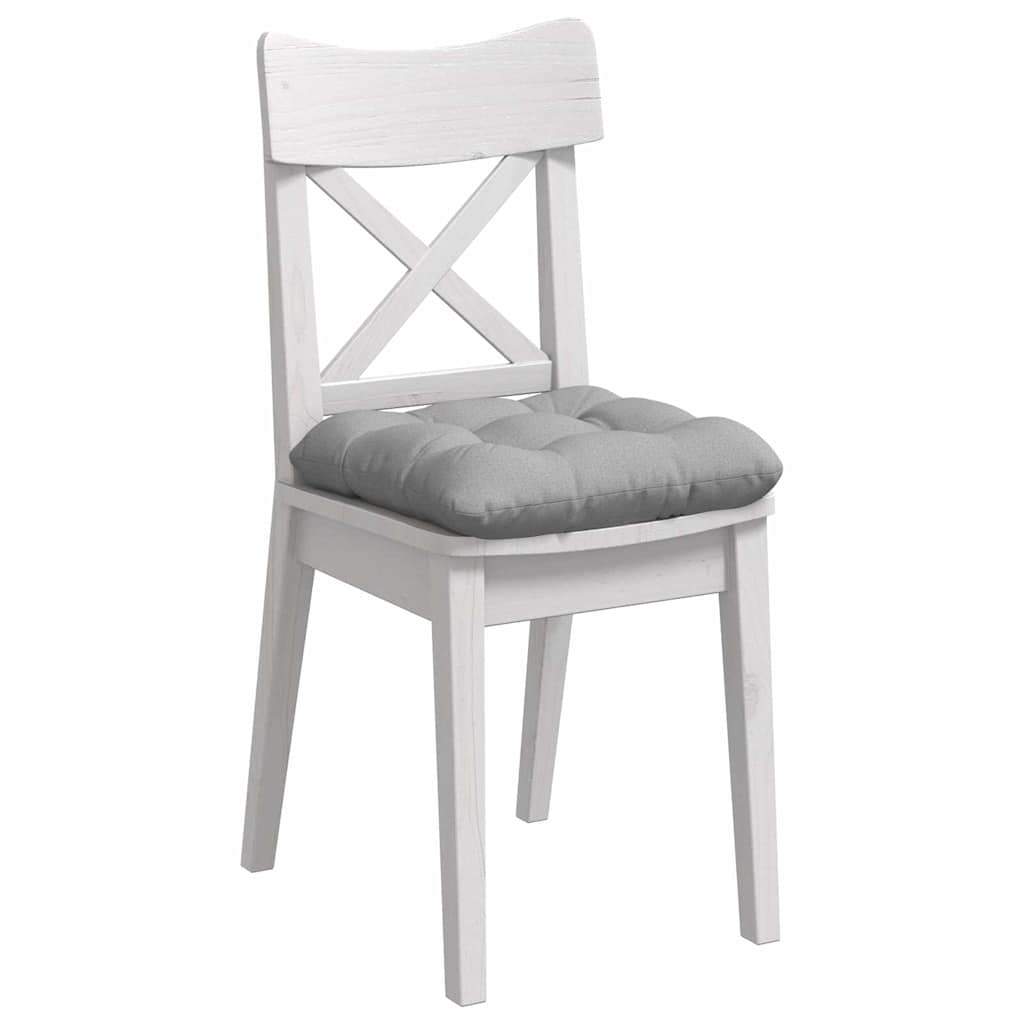 Sėdynių pagalvėlės 4 pcs Debesų pilka 40 x 40 x 12 cm audinys
