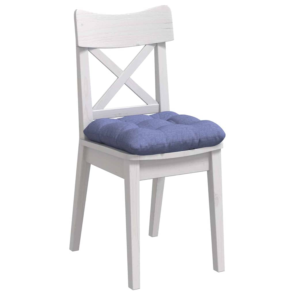 Sėdynių pagalvėlės 4 pcs Džinsinės mėlynos 40 x 40 x 12 cm