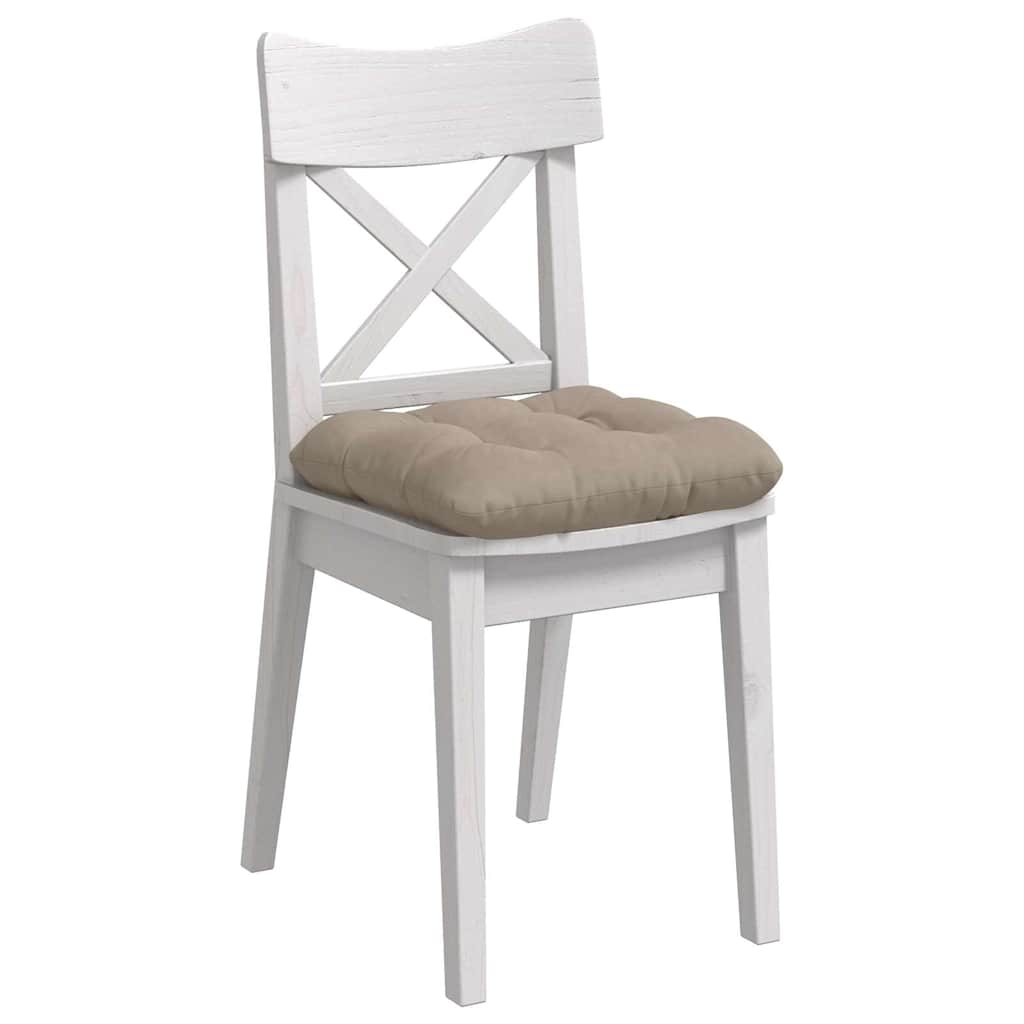 Sėdynių pagalvėlės 4 pcs Taupe 40 x 40 cm Mikropluošto audinys