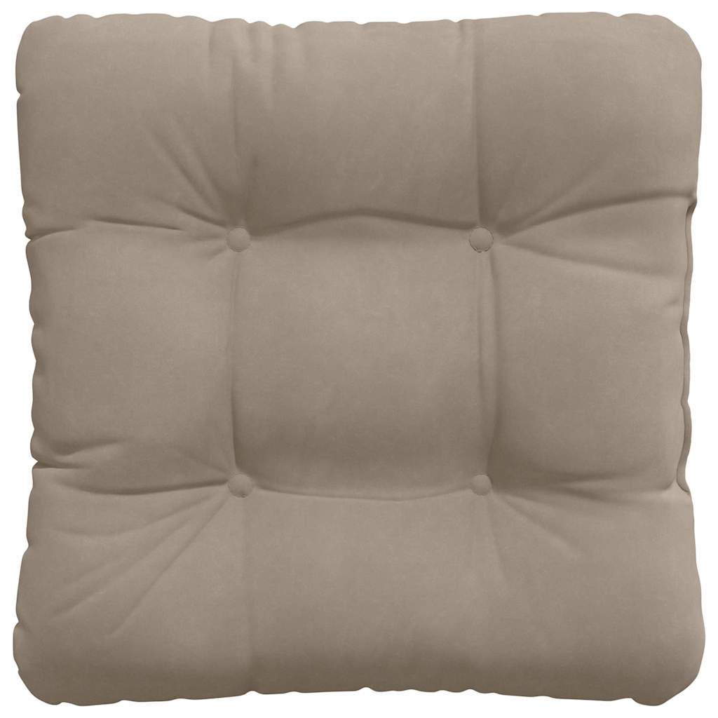Sėdynių pagalvėlės 4 pcs Taupe 40 x 40 cm Mikropluošto audinys