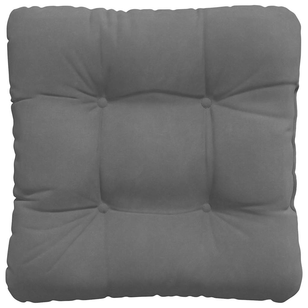 Sėdynių pagalvėlės 4 pcs Tamsiai pilka 40 x 40 cm