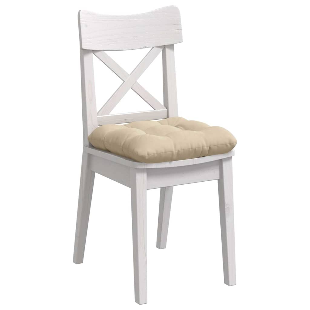 Sėdynių pagalvėlės 4 pcs Kreminė 40 x 40 cm