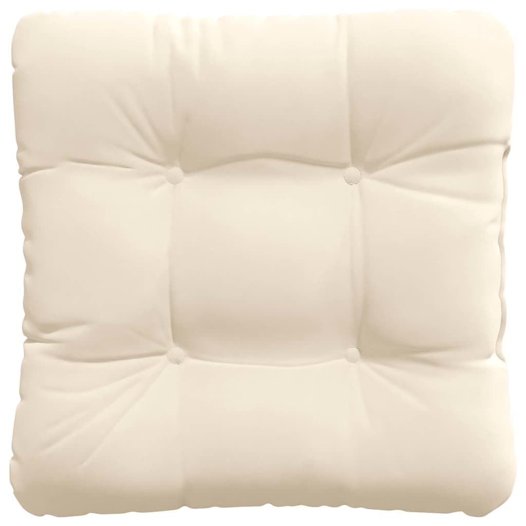 Sėdynių pagalvėlės 4 pcs Smėlio 40 x 40 cm Mikropluošto audinys