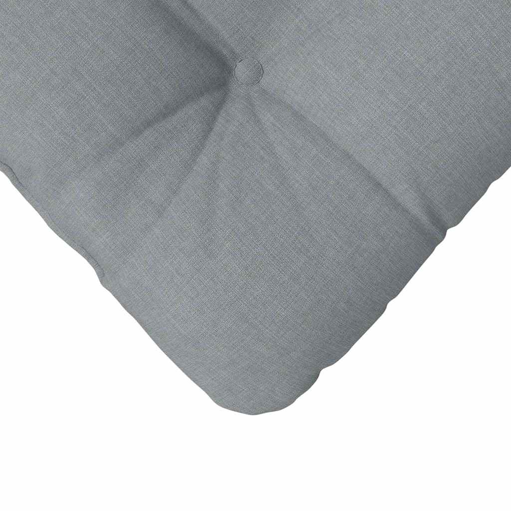 Seat cushions 4 pcs Light grey 45 x 45 x 12 cm fabric