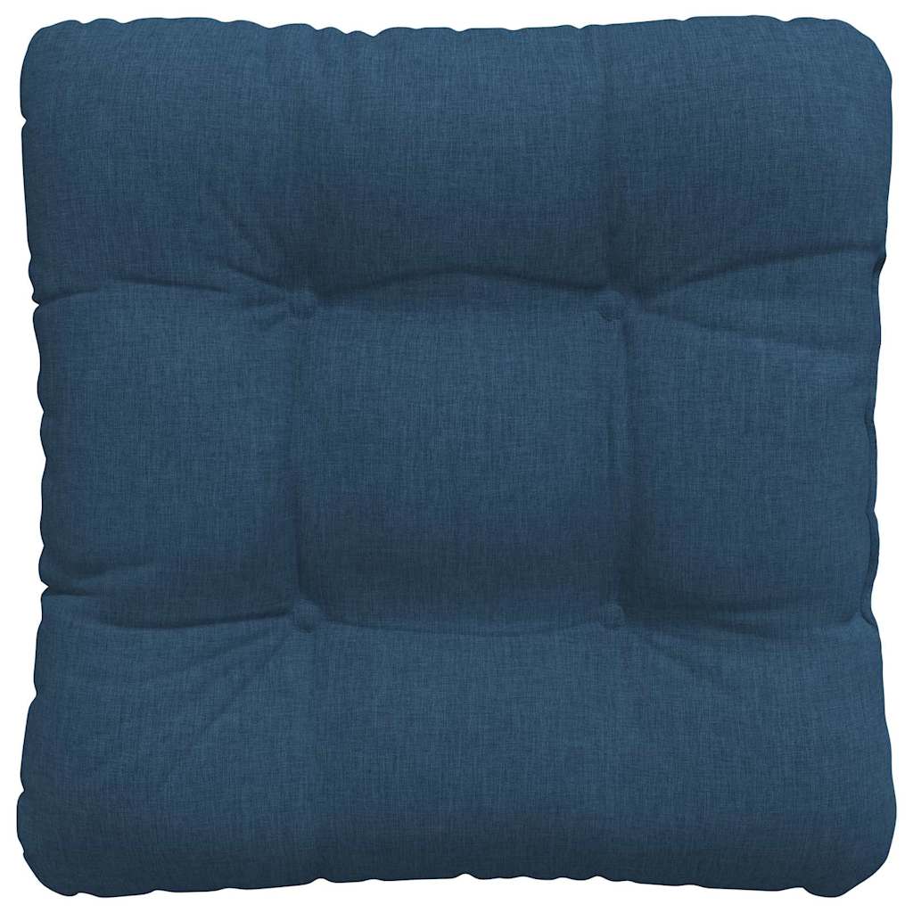 Sėdynių pagalvėlės 4 pcs Mėlyna 45 x 45 x 12 cm audinys