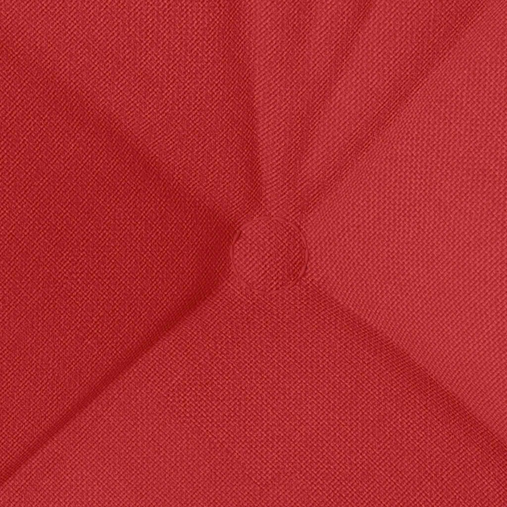 Seat cushions 4 pcs Red 45 x 45 x 12 cm fabric
